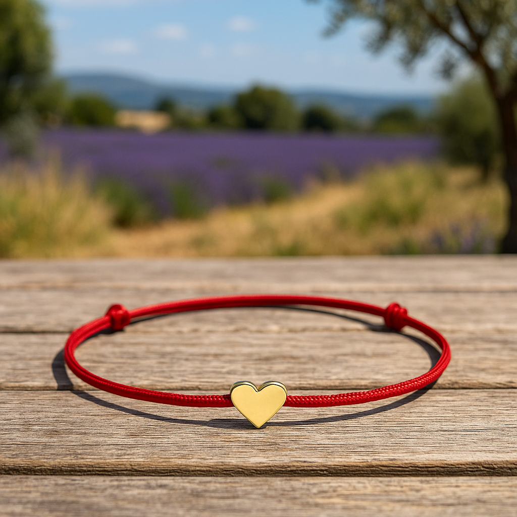 Bracelet Cœur Doré (plusieurs couleurs)